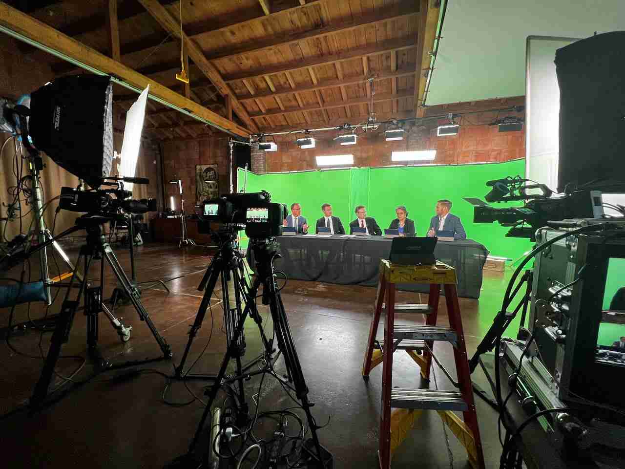 CinemaViva broadcast production setup at live corporate event